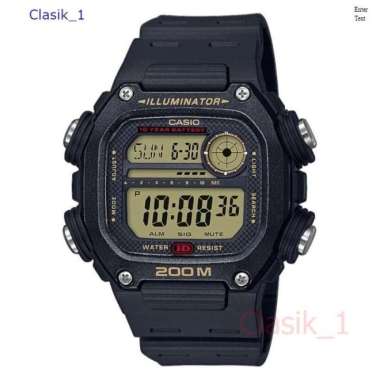 Original 100%!! Casio DW-291H-9AVDF - Jam Tangan Pria Digital Hitam