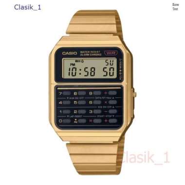 Original 100%!! Casio Jam Tangan Calculator Unisex CA-500WEG-1ADF