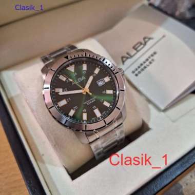 Jam Tangan Pria ALBA AS9R95X1 AS9R97X1 AS9R99X1 AS9R95X1 hijau