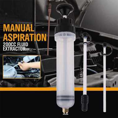 NarzrIe Pompa Tangan Transfer Oli Bensin Mobil Extractor 200ml