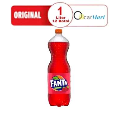 COCA COLA FANTA SPRITE 1 LITER ISI 12 KHUSUS INSTANT / SAMEDAY fanta 1L