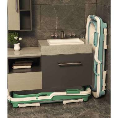 Knighty Bak Mandi Lipat Portable SPA Bathtub Adult KY-18 Bayi Sudut Kamar Mandi Plastik Gentong Untu