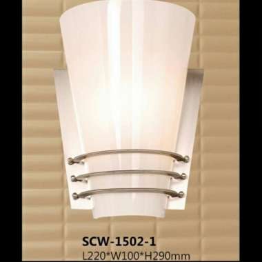 FL 1502 /1 LAMPU DINDING INDOOR MINIMALIS HIAS KACA