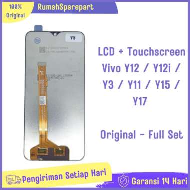 LCD + Touchscreen Vivo Y11 / Y12 / Y15 / Y17 Ori Full Set - Golden Crown Ori