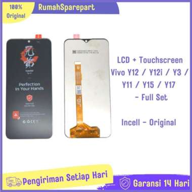 LCD + Touchscreen Vivo Y11 / Y12 / Y15 / Y17 Ori Full Set - Golden Crown Ori Super