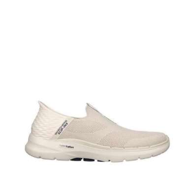Skechers GO WALK 6 Mens Slip On Shoes Natural Original 40