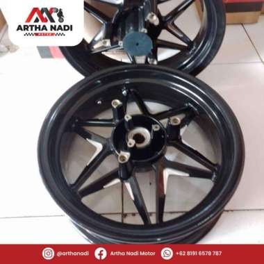 Velg Nmax Old Rossi Orbit Model VND Bintang Hitam Chrome