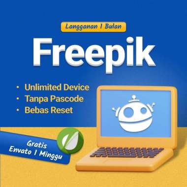 FREEPIK PREMIUM 1 TAHUN 1 BULAN 16 FILE/HARI