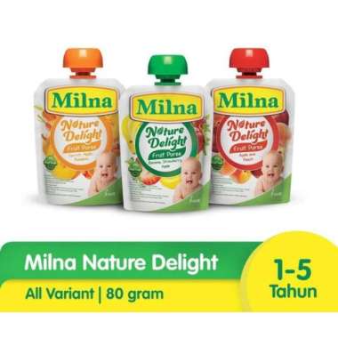Milna Nature Delight MPASI Anak, Rasa Apple peach