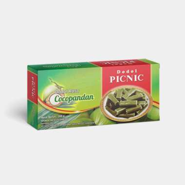 Dodol Garut Picnic Khasna Garut Rasa Cocopandan 200 Gr