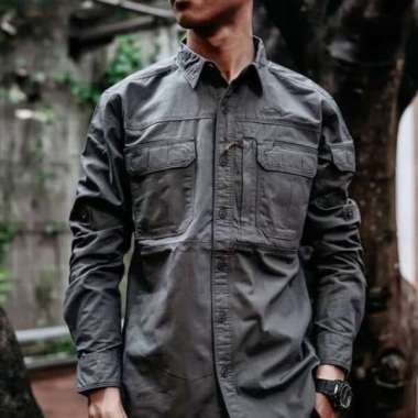 EIGER KEMEJA MENS ESCRAPMENT XTR LS F1 - GREY XXXL