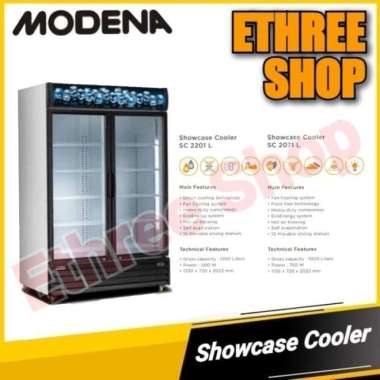 Modena Sc 2201 L - Showcase Cooler 2 Pintu - Promo