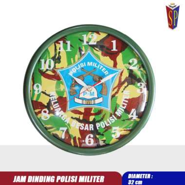 Jam Dinding Logo PM - Jam Dinding PM