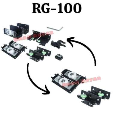 Roda Sliding Pintu Gantung Geser Huben RG 99 RG 77 RG 100 RG-100