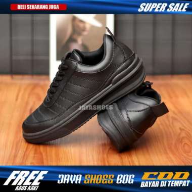 SPV Lenin Sepatu Sneaker Formal Casual Hitam Kerja Kuliah Lenin 43