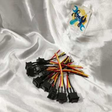 Saklar On Off / Saklar Lampu Kaki 3 Motor Plus Kabel Universal