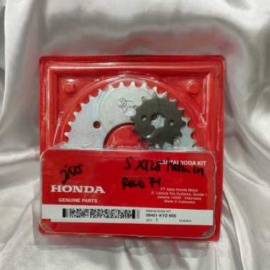 Gear Set / Kit Paket Rantai Roda Honda Motor Supra X 125 Helm In / Revo FI / Supra X 125 FI