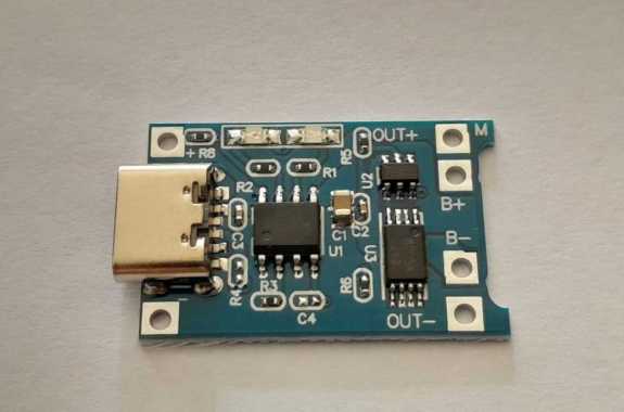 Type C USB 18650 TP4056 Lithium Battery Charger Module