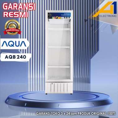 AQUA Showcase AQB 240 / AQB240 Display Cooler 3 Rak 230 L - Putih