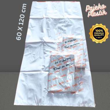 Pajeko plastik - Kantong Plastik Sampah Putih Susu 60 x 120 Cm Tebal 100 Micron , Plastik Putih Teba