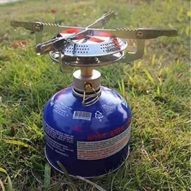 Kepala Kompor Gas Portable Windproof Camping Stove