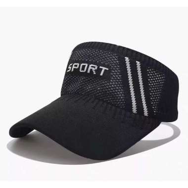 Topi Baseball Golf Sport Gaya Korea Untuk Pria Wanita Hitam