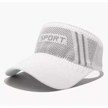 Topi Baseball Golf Sport Gaya Korea Untuk Pria Wanita Putih