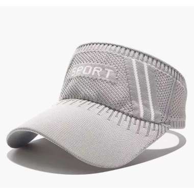 Topi Baseball Golf Sport Gaya Korea Untuk Pria Wanita Abu