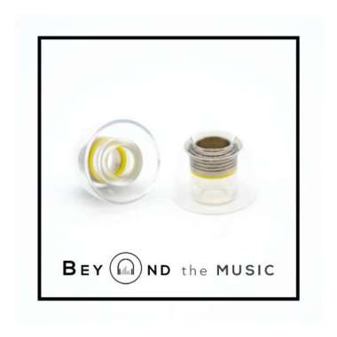 PENTACONN COREIR BRASS Metal Core Premium Silicone Eartips Size S
