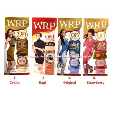 WRP On The Go 200ml Susu Cair Uht W R P Siap Minum Rasa Coklat Kopi Stroberi Original Strawberry Sus