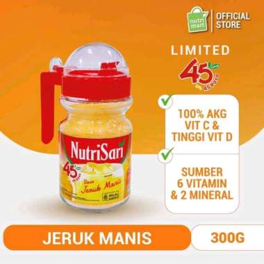 Nutrisari Jeruk Manis 300 gr ()per botol) - 2 BK
