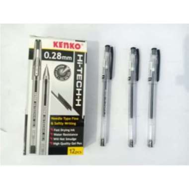 Pulpen Gel KENKO HI-TECH-H 0.28mm HITAM