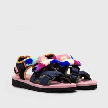 GRG - Charlotte Punch Needle Sandals Colorblock 38