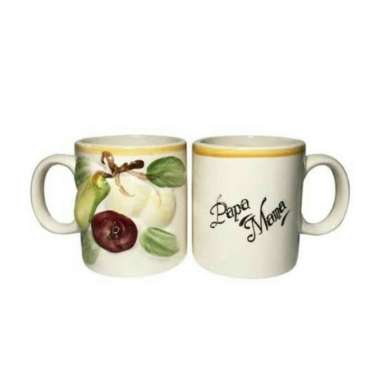 Mug Set Gelas Holland Papa Mama Gelas Cangkir Kopi & Teh