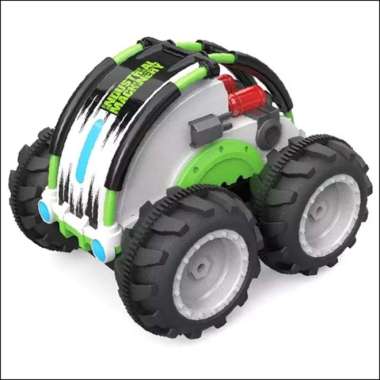 2020 ANAK-ANAK TANAH AIR TAHAN AIR MOBIL AMFIBI MAINAN AKSI RC Hijau