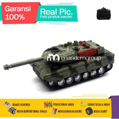 MAINAN REMOTE CONTROL RC TANK TIGER Hijau Army