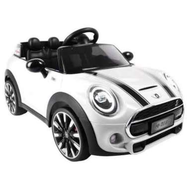 MOBIL AKI MAINAN ANAK MINI COOPER PMB M 7188 Putih