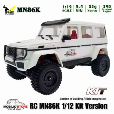MN86K 1:12 SCALE G500 4X4 OFFROAD MN 86 KIT VERSION REMOTE CONTROL Putih