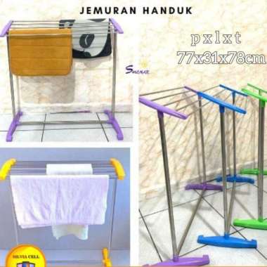 JEMURAN HANDUK BERDIRI / SUNNY JEMURAN HANDUK STAINLESS STEEL