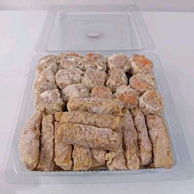 Dimsum siomay mix lumpia ayam frozen beku kemasan isi 50 pcs