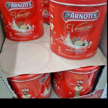 Arnott's Venezia Biskuit Kaleng Bulat Venezia Arnotts Biskuit 250gr