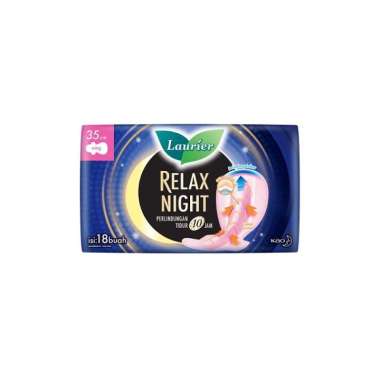 Promo Harga Laurier Relax Night 35cm 18 pcs - Blibli