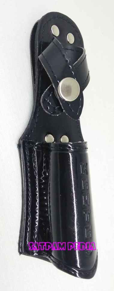 Sarung Pentungan Kulit - Sarung Tongkat - Sarung Tonfa Hitam