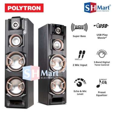 Speaker Aktif Polytron PAS8E28 / Speaker Polytron PAS 8E28 (MEDAN)