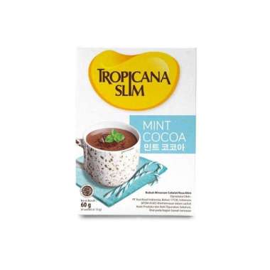 Promo Harga Tropicana Slim Mint Cocoa per 4 sachet 15 gr - Blibli