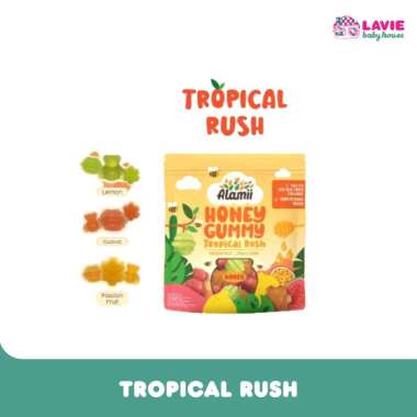 Alamii Honey Gummy 40g/permen lunak Anak, Rasa Tropical Rush