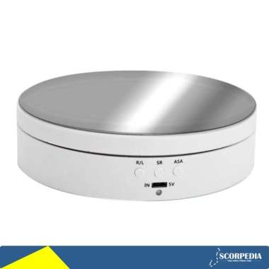 Display Rotating Photography Alas Display Berputar 360 Derajat Putih
