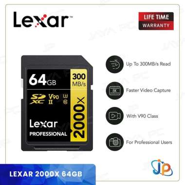 Lexar Professional 2000x SDHC UHS-II 128GB - Memory Card 128 GB
