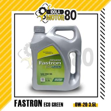 OLI PERTAMINA FASTRON ECO GREEN SAE 0W-20 API SN LCGC ISI 3.5 LITER