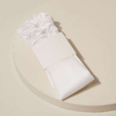 Papipu studio Bando karet korea satin silk headband karet 1214 Bw